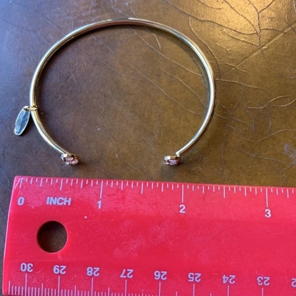Serefina gold crystal bangle/cuff bracelet